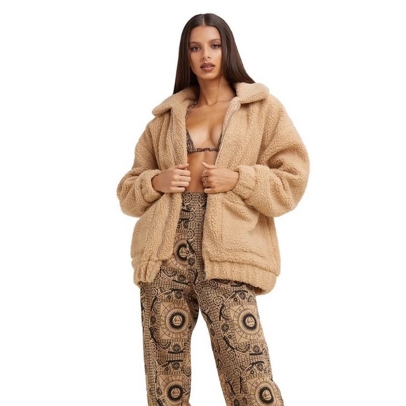 I.AM.GIA Caramel Pixie Teddy Coat - Picture 2 of 11